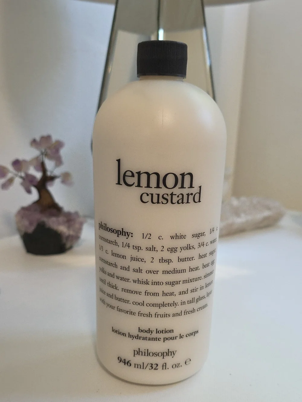 NEW Philosophy Lemon Custard Body Lotion 32 oz.